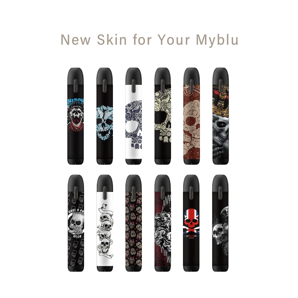 

SHIODOKI 2 Pack myblu Skin Decal for Pax my blu 2.5D Technology Ultra Thin Protective Sticker for myblu Wraps Cases -Dead body