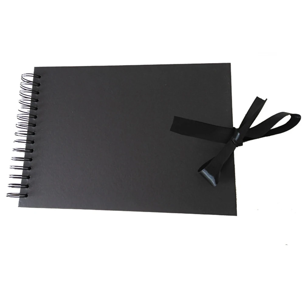 Album Scrapbook for Photoalbum Craft Paper DIY Scrapbooking Wedding Photo Album Anniversary Gifts Ribbon Clasp A4 Flip-over  (8)