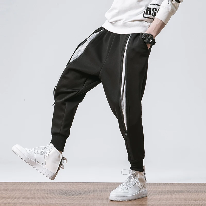 Mens Joggers Pants Baggy Hip Hop Japanese Fashion Streetwear Men Pants Casual Korean Street Style Harajuku Sweatpants Homme