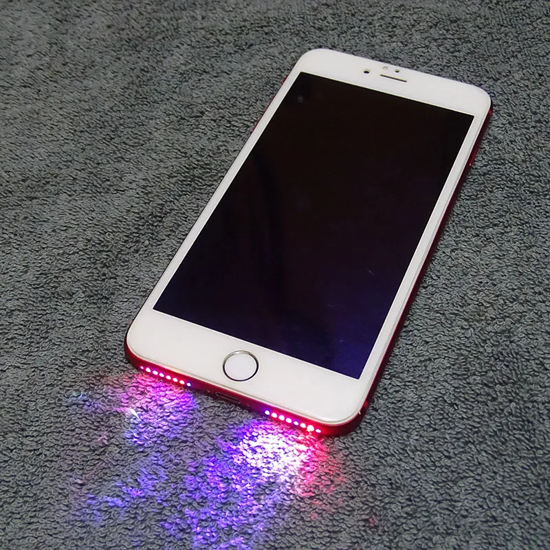 Hot Speaker LED Light Glow Night Cool Flash Light Sensor Cable For IPhone 6 6plus 6s 6S PLUS 7 7 PLUS 8 led light