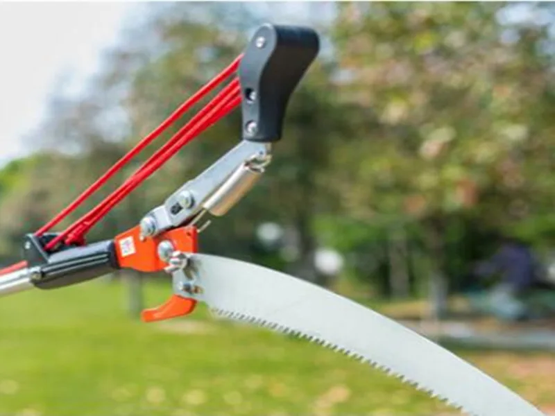 ФОТО High branch scissors garden tool (Scissors + saw + rope without rod)