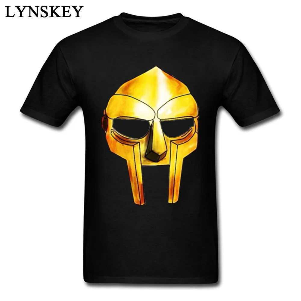Высококачественная футболка с изображением золотой маски Mf Doom мужские футболки
