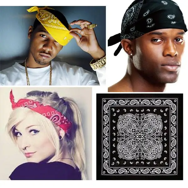 2015 New Hip Hop Accessories Bandana Swag Head Scarf For Men Bboy Women