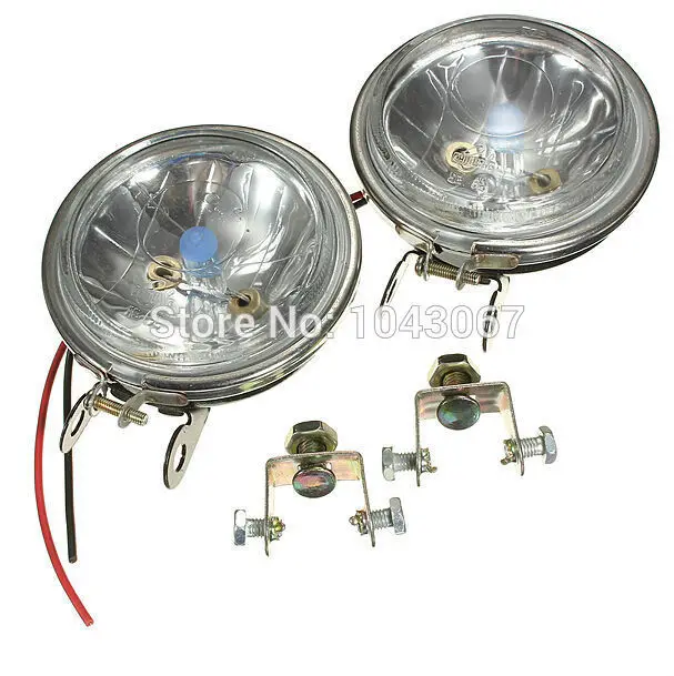 

2X Auto Car LED DRL Warning Light Fog Light Reverse Lamp Head Round Daytime Driving Motorcycle Light Additional Brake Bike Xenon