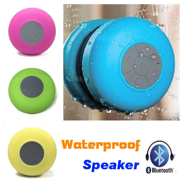 Портативный Беспроводной bluetooth Душ Водонепроницаемый Динамик присоски в