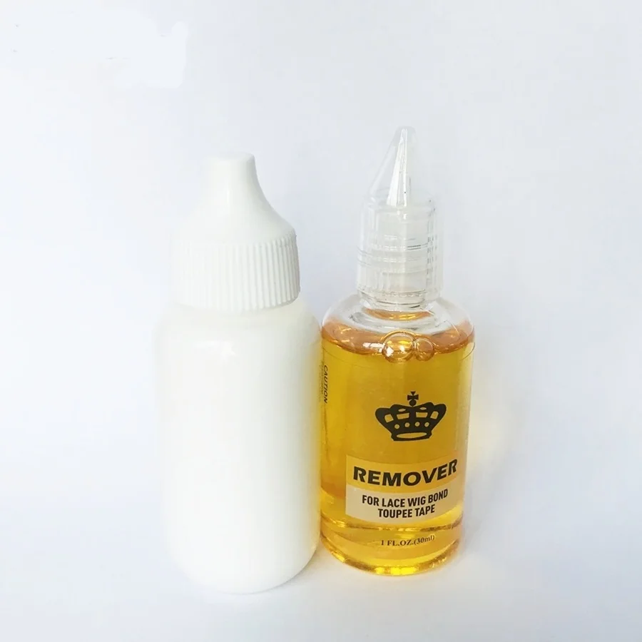 

30ml Hair Extension Remover And 38ml Lace Wig Bond Toupee Tape Glue Adhesive Liquid Replacement Tool