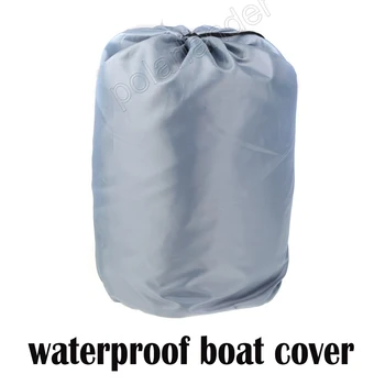 

Heavy Duty 20-22ft Beam 100inch Trailerable 210D Marine Grade Boat Cover Wholesell Waterproof UV Protected Grey