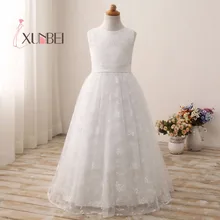 Vestidos de princesa lazo flor para niña, vestidos de desfile para niña, vestidos de primera comunión, vestido de fiesta de noche