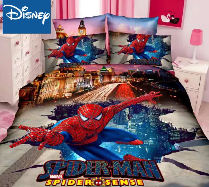 Disney Marvel Spider Man Single Size Comforter Cover For Boys