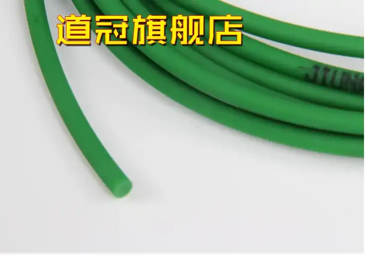 Green Polyurethane Conveyor Belts PU Round Drive Belt Meltable Cord Dia 2mm-15mm