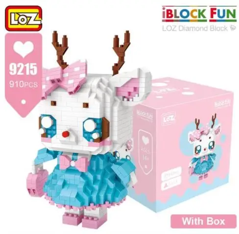 LOZ супер герой Алмазный Блок пластиковые милые строительные блоки игрушки кирпичи развивающие Фигурки игрушки для детей - Цвет: 9215
