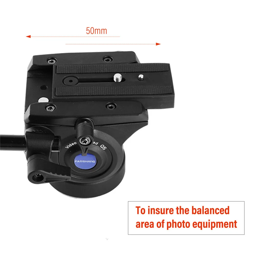 FANSHANG FA-18 7" гидравлическая головка штативы Флип замок Видео монопод Алюминиевый Профессиональный штатив подставка для видеокамера камеры DSLR
