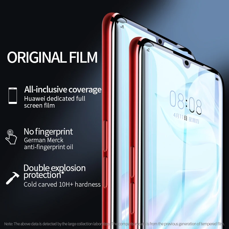 Защитное закаленное стекло для HUAWEI P20 Honor V20 V10 10 9i 9 8 8X HD полноэкранная Защитная