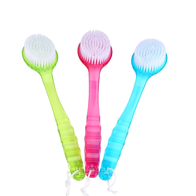 Soft Bath Body Brush Long Handled Cleaning Round Brushes Skin Massage