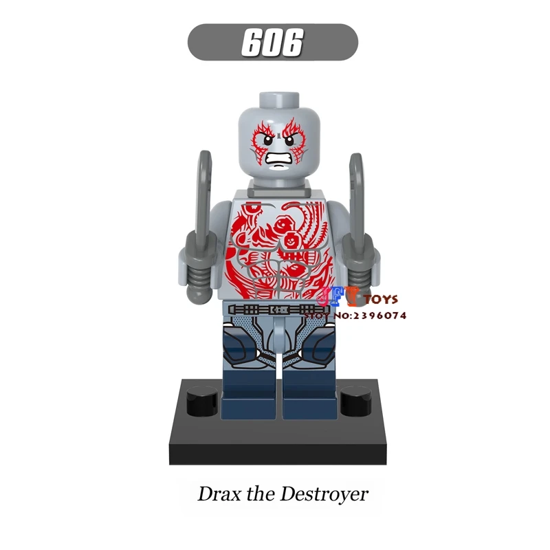 

Single star wars building blocks Guardians of the Galaxy Drax the Destroyer model bricks toys hobbies for children brinquedos