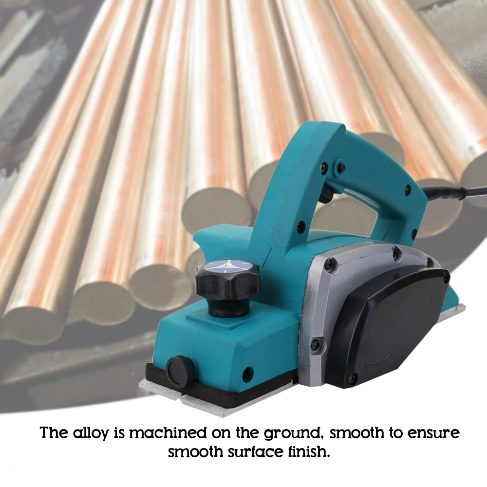 

Professional Electric Planer Powerful Wooden Handheld Carpenter Woodworking File Tool Home DIY Tool Kits