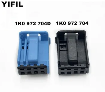 

5pcs/lot 4 Pin/Way Central Locking Switch Connector Plug For Audi Volkswagen Skoda 1K0 972 704/1K0 972 704D