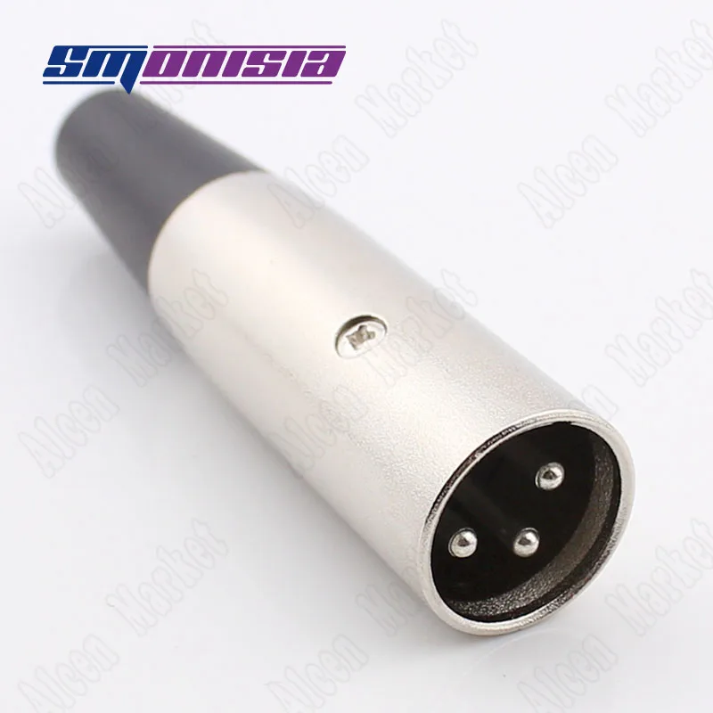 

Smonisia 50pcs-200pcs Taiwan 3Pin XLR Male Balance Microphone Plug Connector