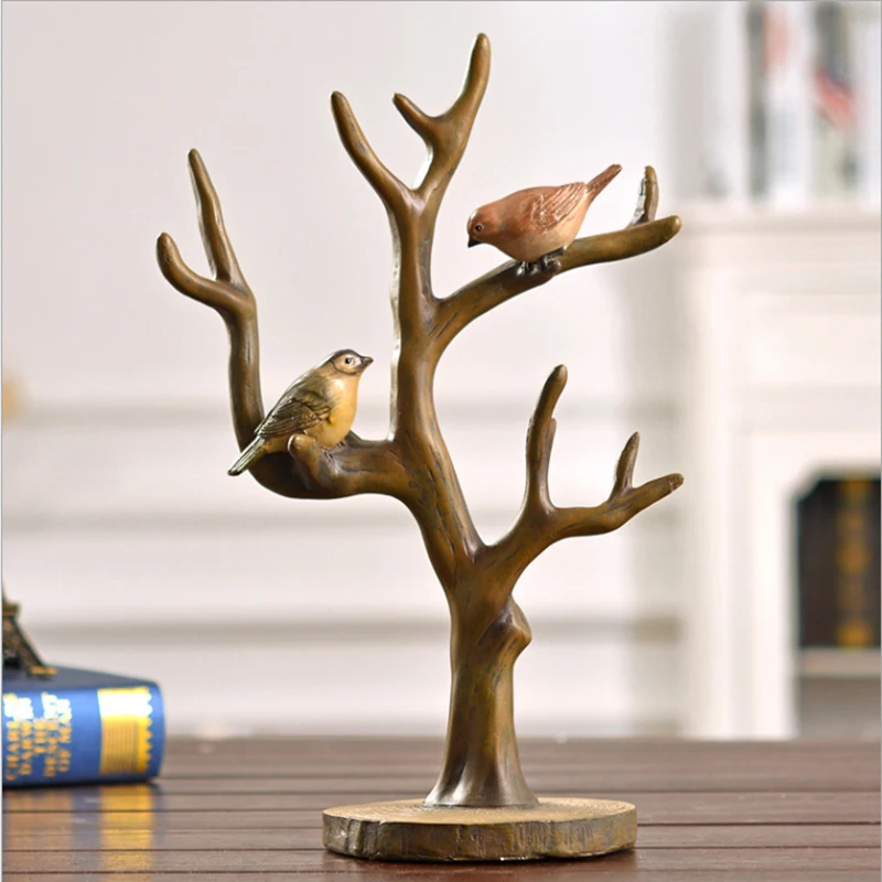 Buy Resin home decoration craft Birds on a branch