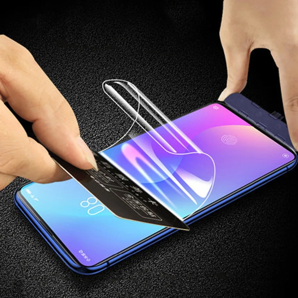 2 шт Передняя Задняя полная крышка Защитная пленка для Oneplus 7 7 Pro Гидрогелевая Защитная пленка для экрана Мягкая память ТПУ Защитная пленка не стекло