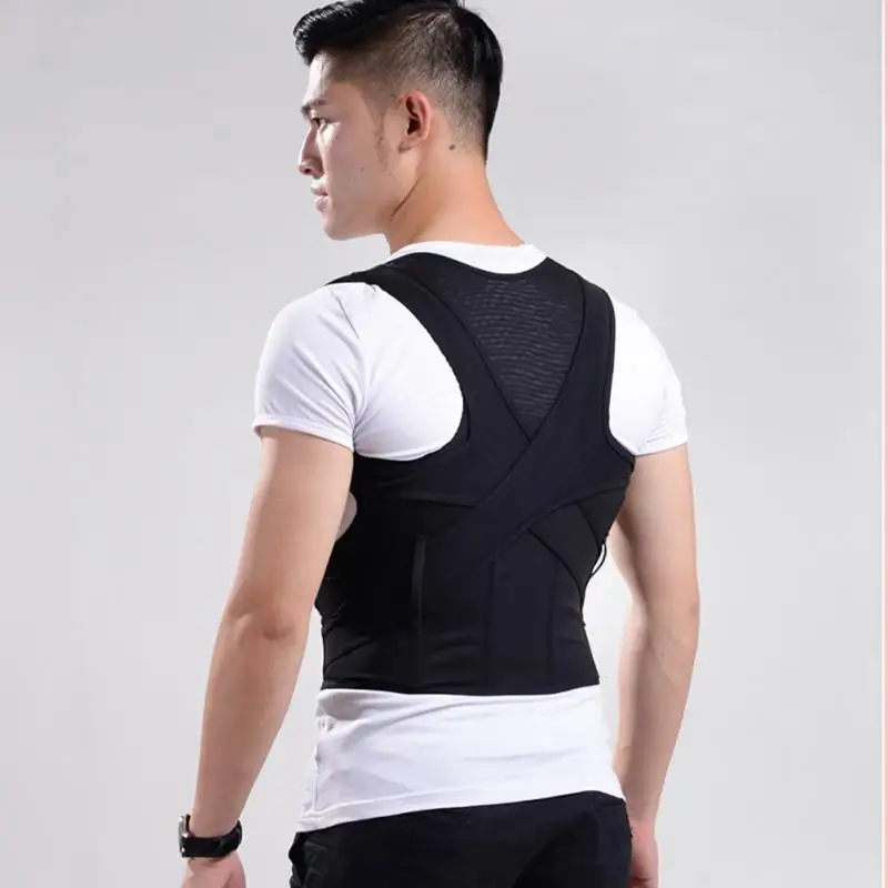 

Unisex Back Shoulder Posture Corrector Support Straighten Brace Belt Orthopaedic Adjustable for Men Women