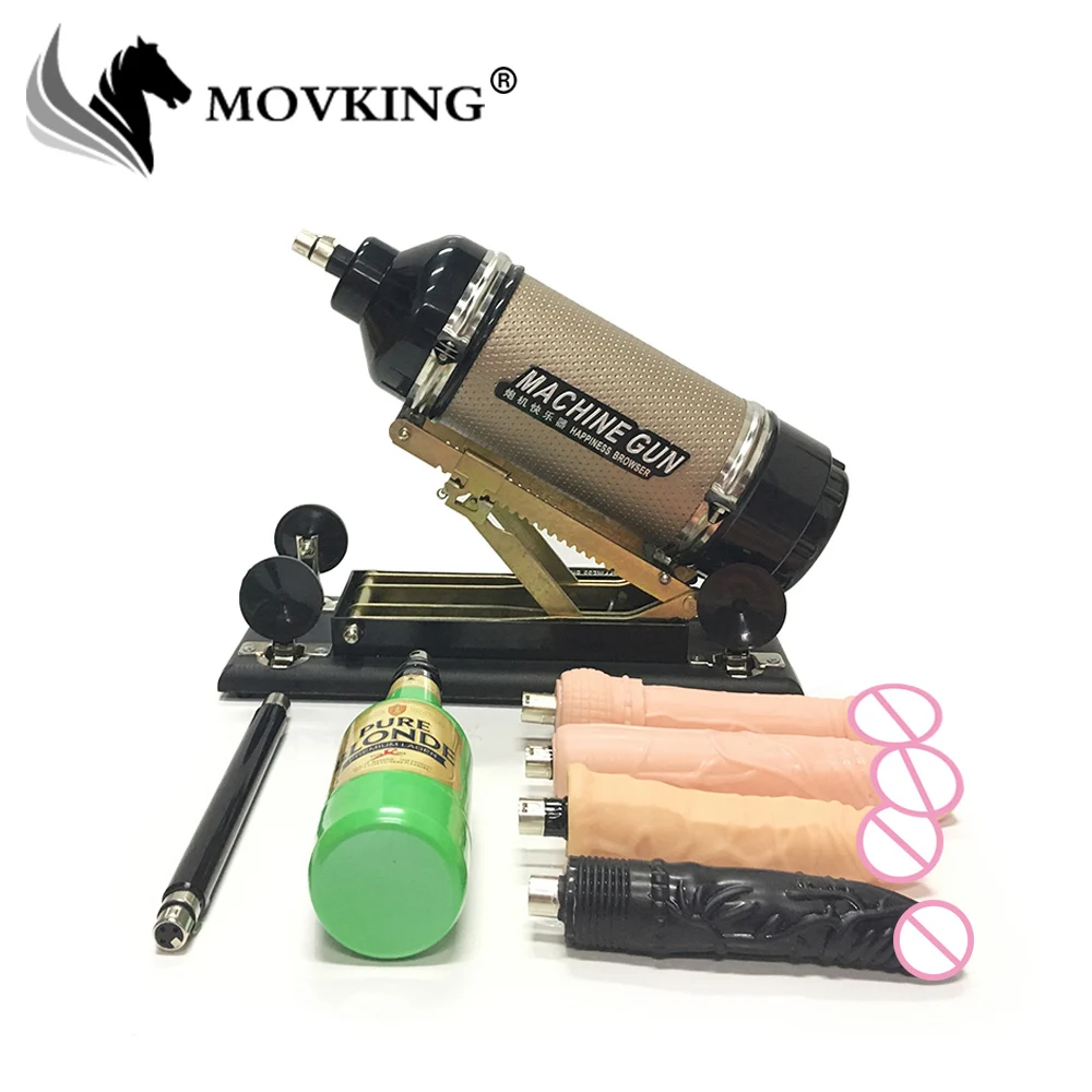 MOVKING Cannon Thrusting машина с мужской мастурбатор чашки и 4 фаллоимитаторы