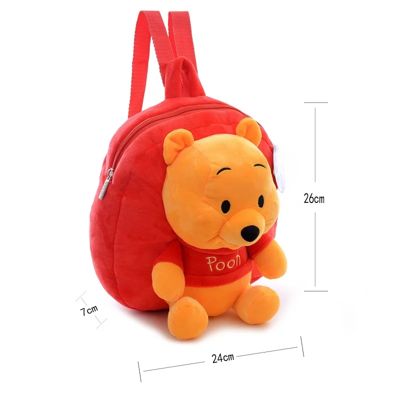 5 Style Disney Plus Dolls Toy Winnie the Pooh Mickey Mouse Mickey Minnie Jumping Tiger Plush Doll Bag Children's Birthday Gift