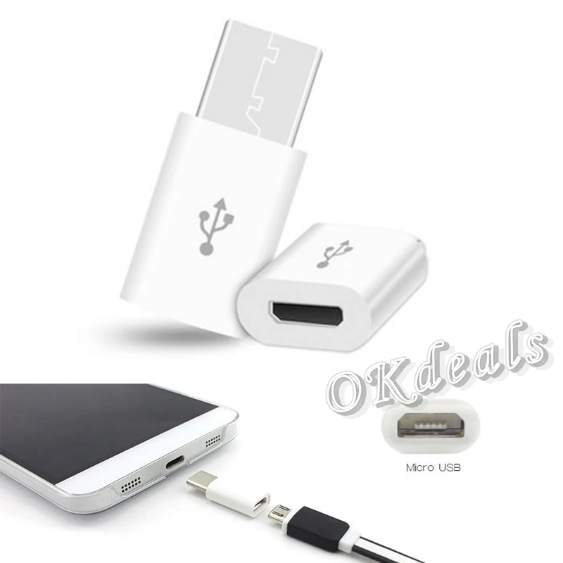 USB 3 1 Type C переходник типа папа на Micro Мама белый новинка 2019 для порта адаптер USB|type-c
