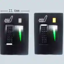 2 сидения с подогревом, подогреватель сидений для Toyota Prado, Corolla, RAV4, eiz, Yaris и т. д., подушка для сидения автомобиля из углеродного волокна