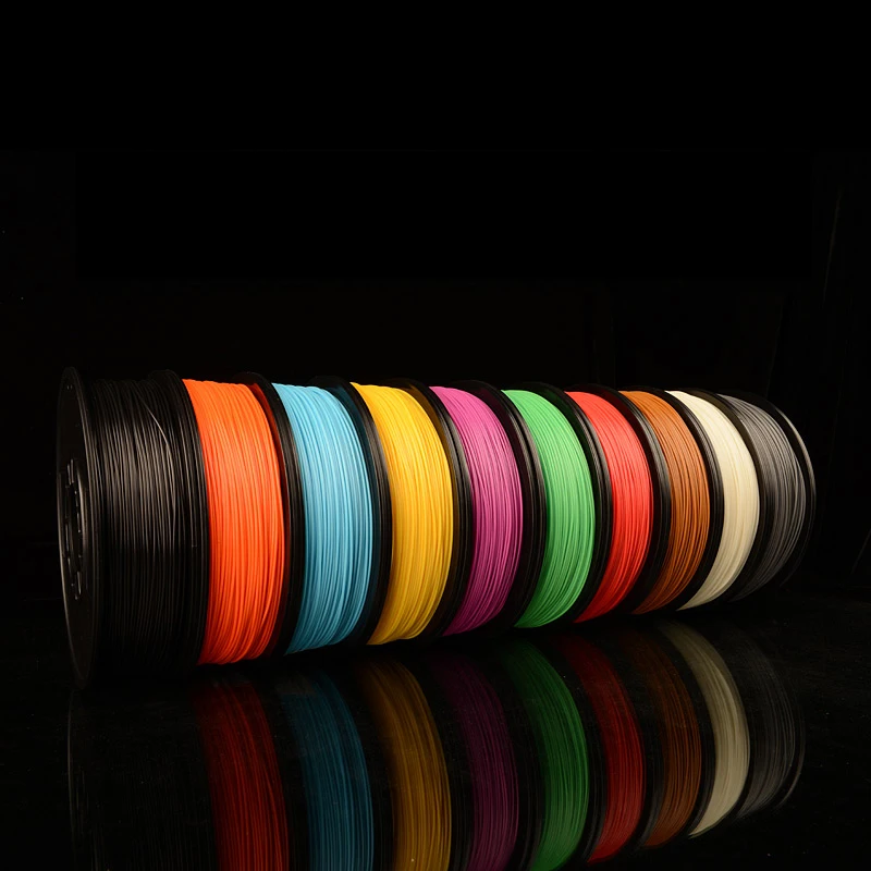 

3D printer filament PLA 3.0mm material kinds of colors Creatbot 3d printer factory roll 1KG/spool