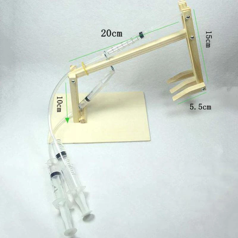 Diy 3D сборочные игрушки деревянные головоломки Дети научный эксперимент игрушки развивающий поршень копания машина наборы детские подарки