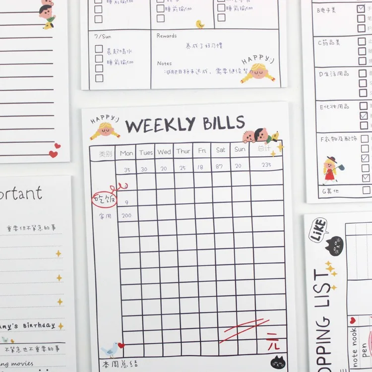 monthly work planner