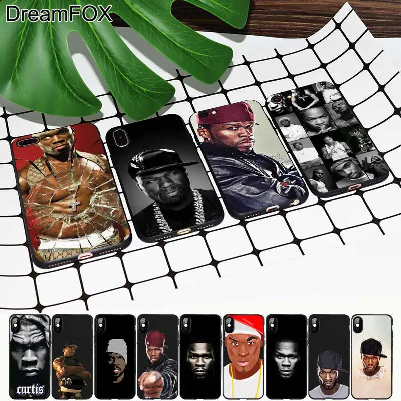 M365 50 Cent Black Soft TPU Silicone Case Cover For Apple iPhone 11 Pro XR XS Max X 8 7 6 6S Plus 5 5S 5G SE |