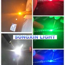 5 цветов x20шт = 100 шт SMD 0603 светодиодный супер яркий красный/зеленый/синий/желтый/белый прозрачный СВЕТОДИОДНЫЙ светильник диод 1,6*0,8*0,6 мм
