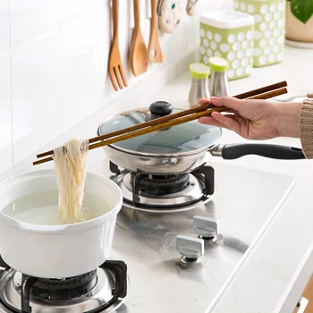 

Iron wood super long noodles chopsticks kitchen Kuaizi household Japanese tableware long fried wood chopsticks