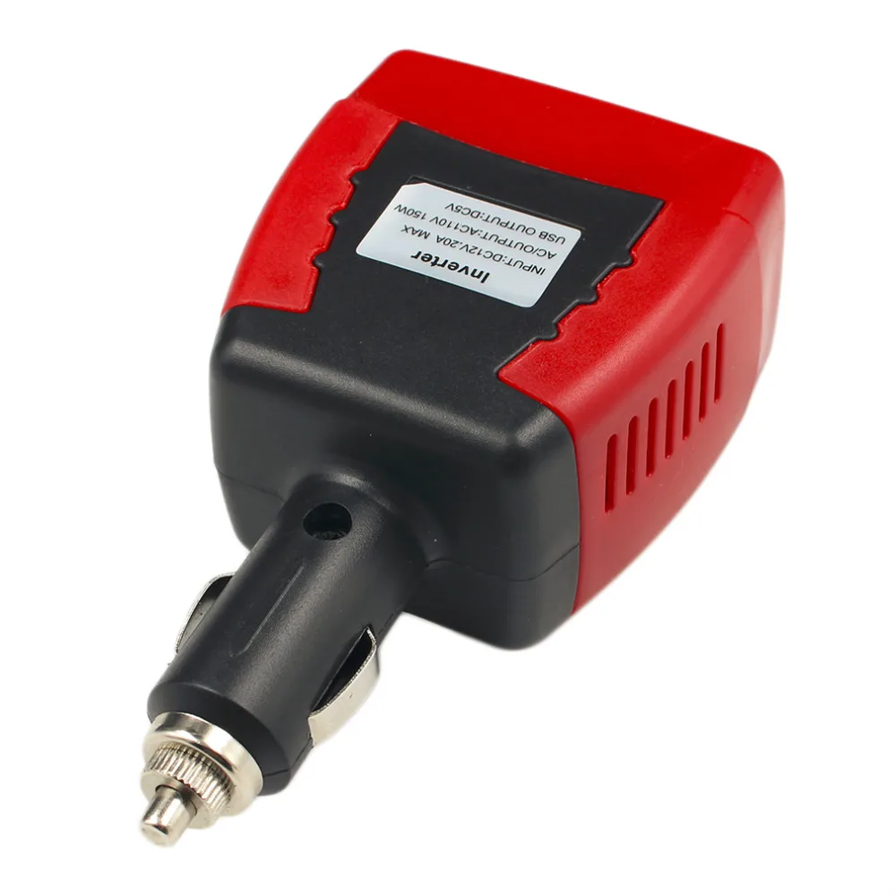 

Guaranteed 100% Charger Adapter 12V DC To 110V AC USB 5V 150W Car Power Inverter Charger Adapter