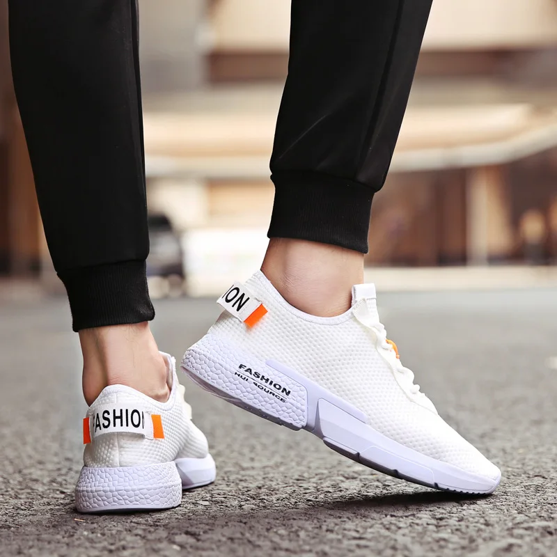 

breathable running shoes men sneakers 2019 new trend mesh sport shoes fashion big size jogging athletic shoes hombre deportiva