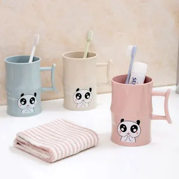 

Cartoon Animal Plastic Washing Cup Creative Brush Teeth Tumbler Fashion Child Toothpaste Toothbrush Holders Couple Brushing Mug