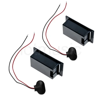 

Active Guitar Bass Pickups 9v Battery Holder Case Box 9 volt Replacement with Connector 2 Set