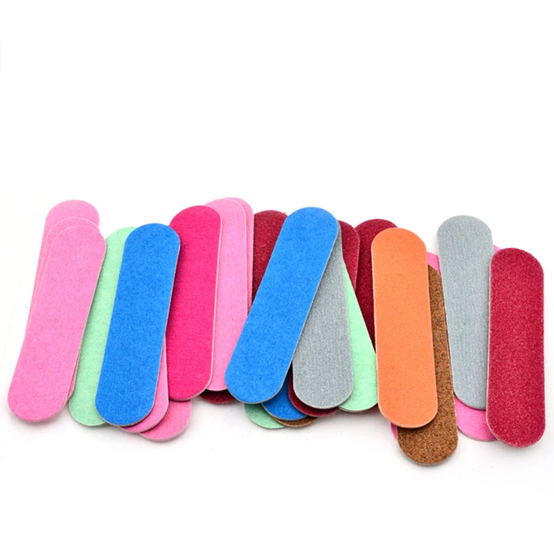 50pcs Sanding Nail Buffer Sandpaper Nail Files Polish Nail Art Buffer