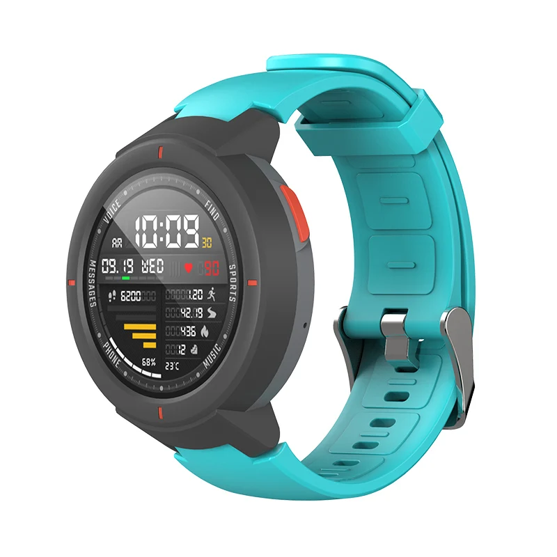 Силиконовый ремешок SIKAI для часов Huami Amazfit Verge, сменный удобный цветной ремешок для часов Amazfit Verge Lite - Цвет ремешка: Mint Green