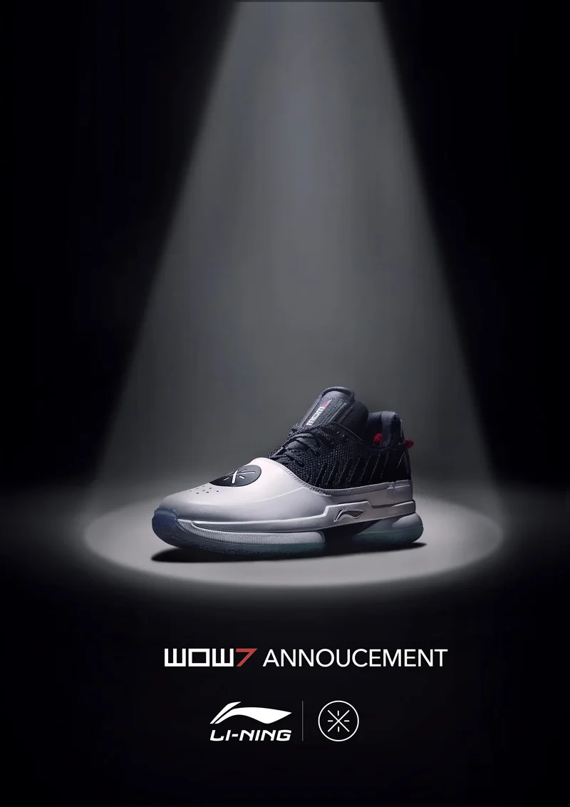 Li-Ning/женские и подростковые баскетбольные кроссовки WOW 7 с подкладкой wayofwade 7, спортивная обувь, кроссовки ABAN135 XYL245