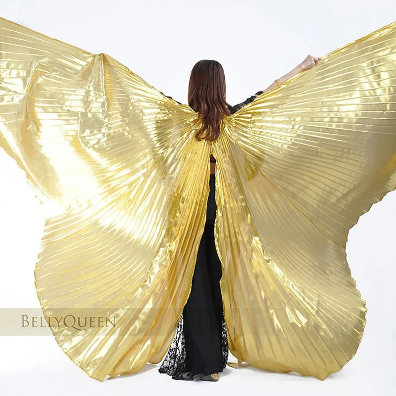 Костюм для танца живота открытые крылья Исиды золото/серебро|isis wings|belly dance costumesisis