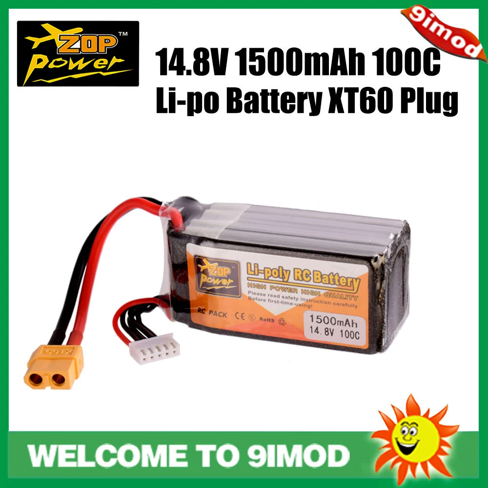 ZOP Power 7.4V 1500mAh 100C 2S Lipo Battery XT60 Plug For RC Racing Drone ZOP Power 7.4V 1500mAh 100C 2S Lipo Battery XT60 Plug For RC Racing Drone