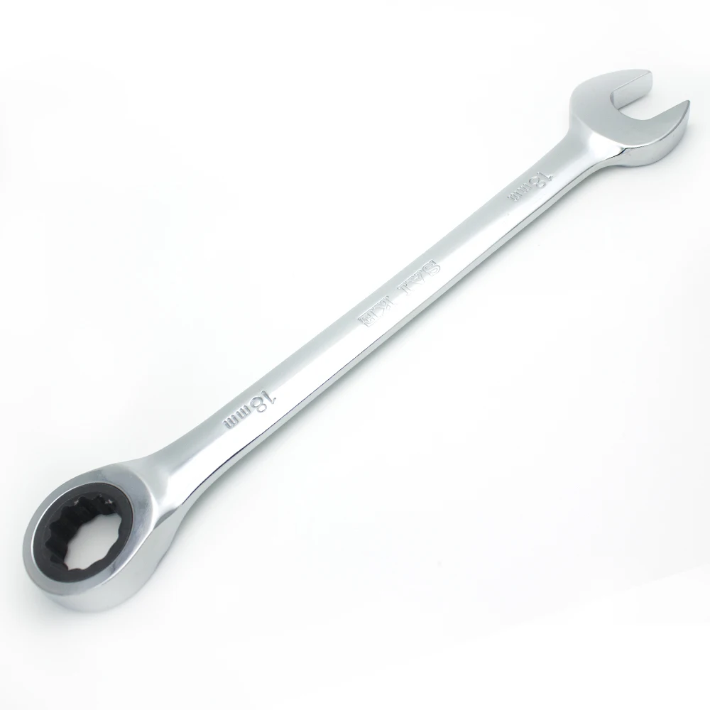 18 мм трещотка метрический ключ открытый конец гаечные ключи инструмент трещотка комбинированный ключ набор ключей и нож Ручные инструменты динамометрический ключ