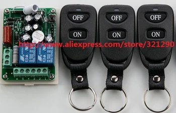 

New AC220V 2CH 10A RF Wireless Remote Control Switch System Transmitter with Two-button Receiver Smart Home Switch
