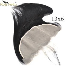 Кружева спереди al прозрачный предварительно сорвал Детские волосы 13x6 кружева спереди человеческие волосы закрытие перуанские Remy Ross милые волосы бренд