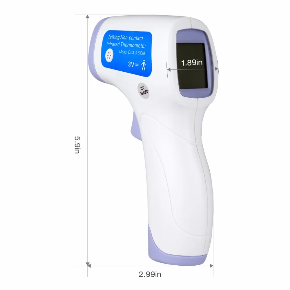 PC868 инфракрасный термометр пистолет Профессиональный цифровой LCD Бесконтактный