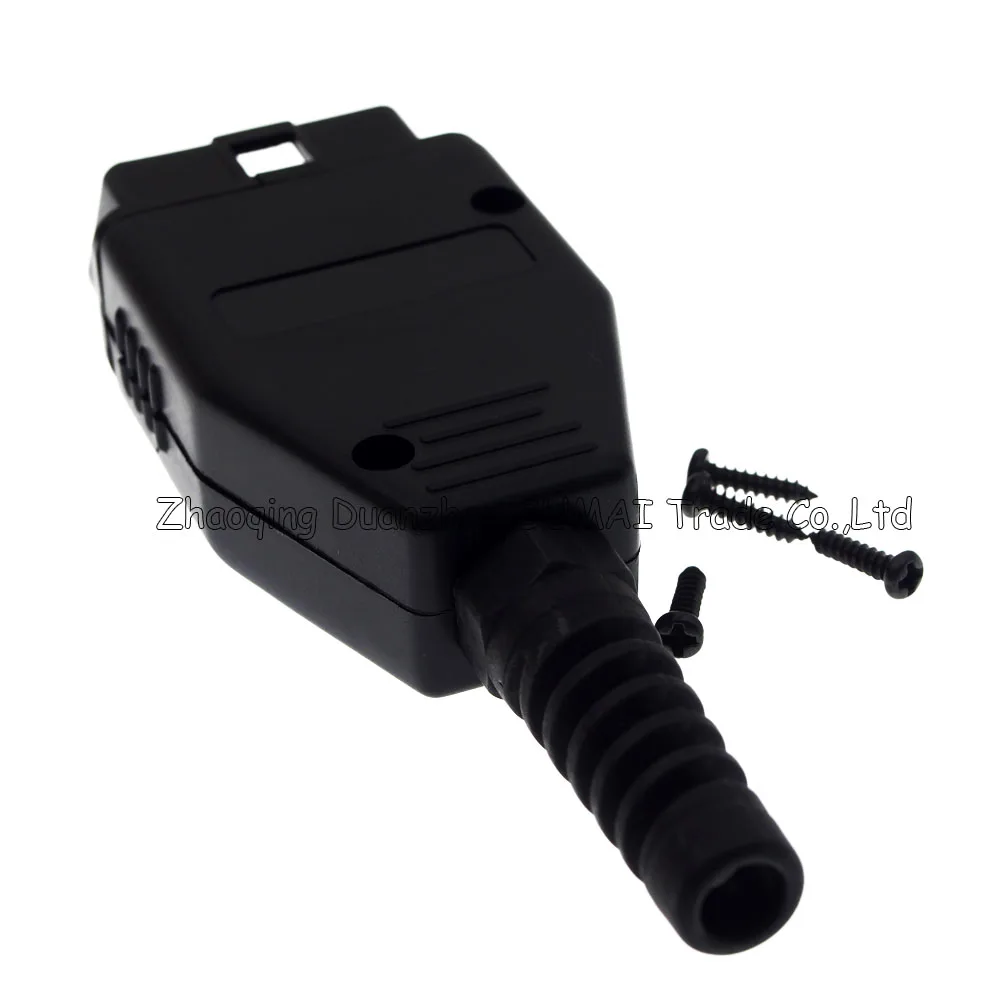16 Pin OBD2 12V штекер разъема (включая винт и корпус т. Д.) для ECU тест длинный тип P OBD