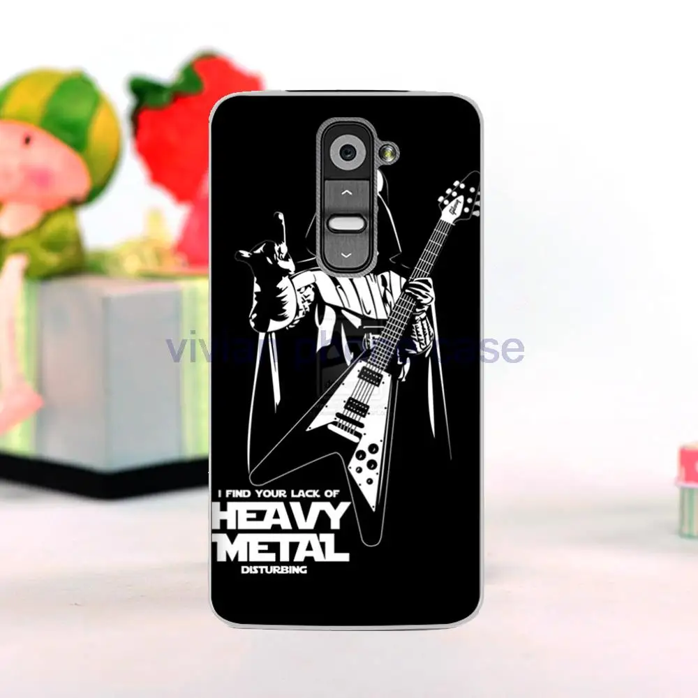 Star Wars Darth Vader play Heavy Metal Design Phone Cases Skin Shell for LG G2 |